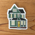 Green Queen Anne Sticker