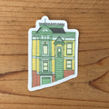 Yellow Stick Victorian Sticker